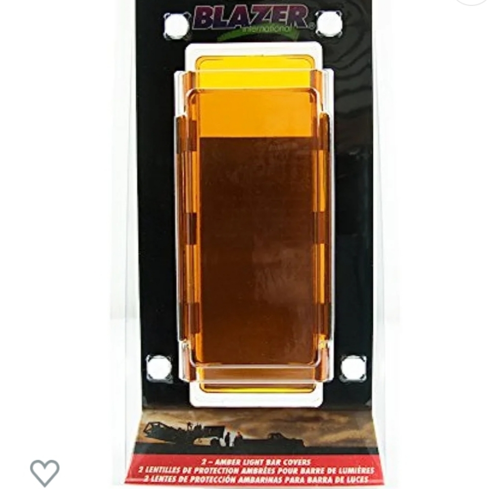 CWL630 - 2 Pc. Amber Light Bar Covers